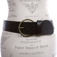 thumbnail image 2 of Women's High Waist Round Full Grain Taper Leather Belt, 2 of 3