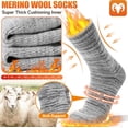 thumbnail image 5 of EcoNesxp 4-Pack Merino Wool Thermal Socks for Men and Women, 5 of 5