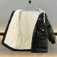 thumbnail image 5 of Winter Saving Clearance! VERUGU Kids Boy's Winter Coat Waterproof Fleece Lined Thick Down Coats Puffy Cotton Jackets with Hood Black 130, 5 of 7