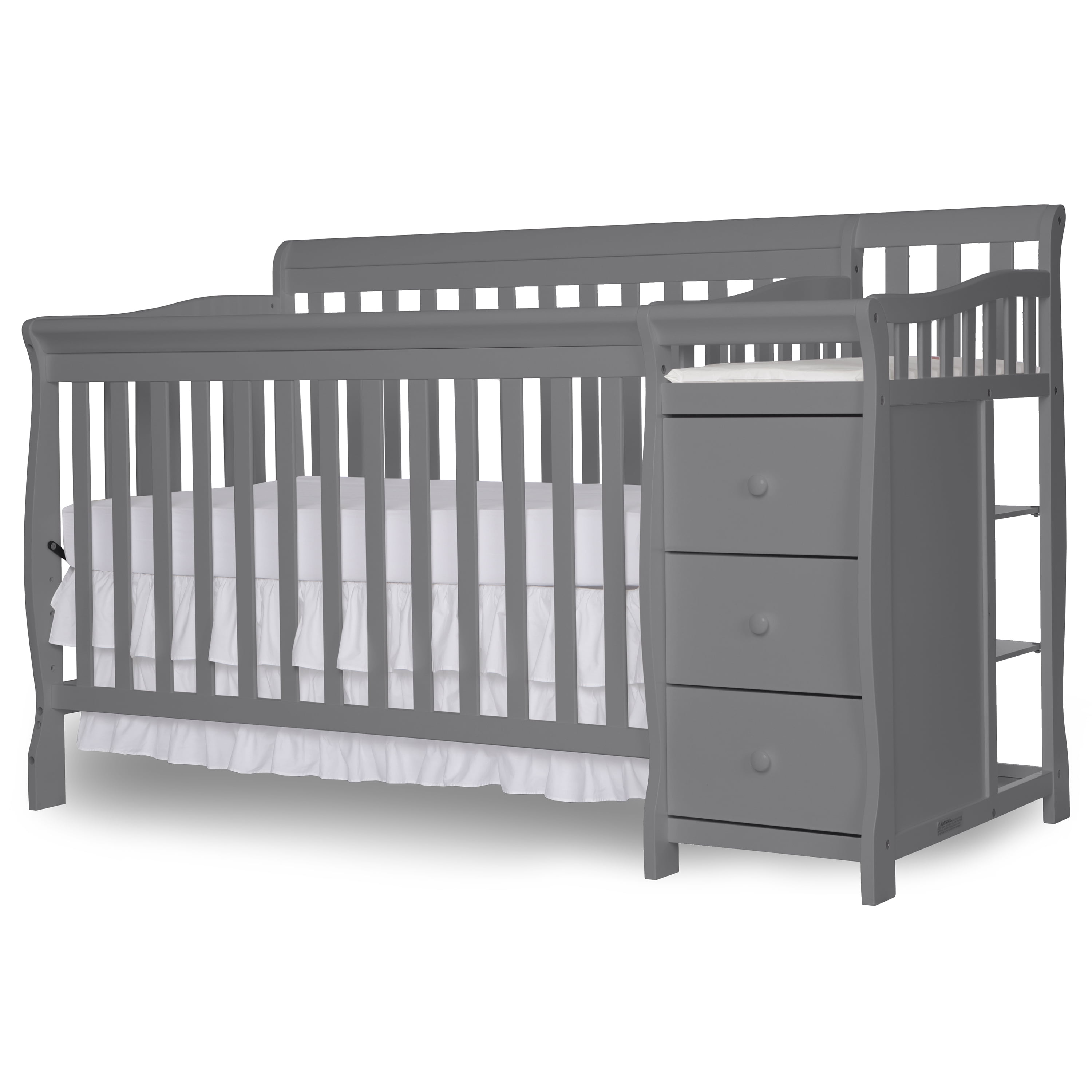walmart cribs with changing table