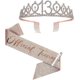 thumbnail image 1 of 13th Birthday Sash And Crown For Girls, 13th Birthday Gifts For Happy 13th Birthday Party Favor Suppliespink, 1 of 3