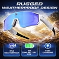 thumbnail image 7 of AAI Smart Glasses with Camera, 4K HD Video Recording Sunglasses with Camera, with UV400 Lens. Dual Mic Noise Canceling, EIS Stabilization, IP54 for Cycling Hiking (Orange), 7 of 7