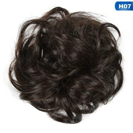 Fancyleo Womens Girls Messy Hair Scrunchie Natural Easy Bun