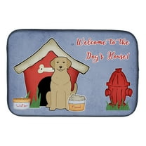 Carolines Treasures BB2809DDM Dog House Collection Yellow Labrador Dish Drying Mat