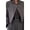Grey, variant on Women's Business Outfit Cropped Blazer And Strapless Tube Top Jumpsuits 2 Piece Suit Set Belted Wide Leg Romper Fall Casual Office Work Clothes