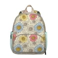 thumbnail image 1 of Wildflower Sunflower Backpack - Breathable Adjustable School Bag with Reinforced Stitching, 1 of 6