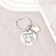 thumbnail image 2 of Llavero con colgante de pata de gato y mamá, divertido regalo para amantes de las mascotas, accesorio de amistad para parejas, fácil de decolorar y romper, duradero, 2 of 5