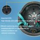 thumbnail image 5 of Casco de monopatín degradado, protector de espuma EPS, casco de bicicleta ajustable para adultos, 5 of 9