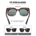 thumbnail image 4 of Gafas de sol polarizadas MEETSUN UV400 grises para usar sobre gafas, 4 of 7