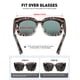 thumbnail image 4 of Gafas de sol polarizadas MEETSUN UV400 grises para usar sobre gafas, 4 of 7