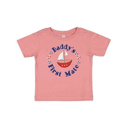

Inktastic Daddy s First Mate Gift Baby Boy or Baby Girl T-Shirt