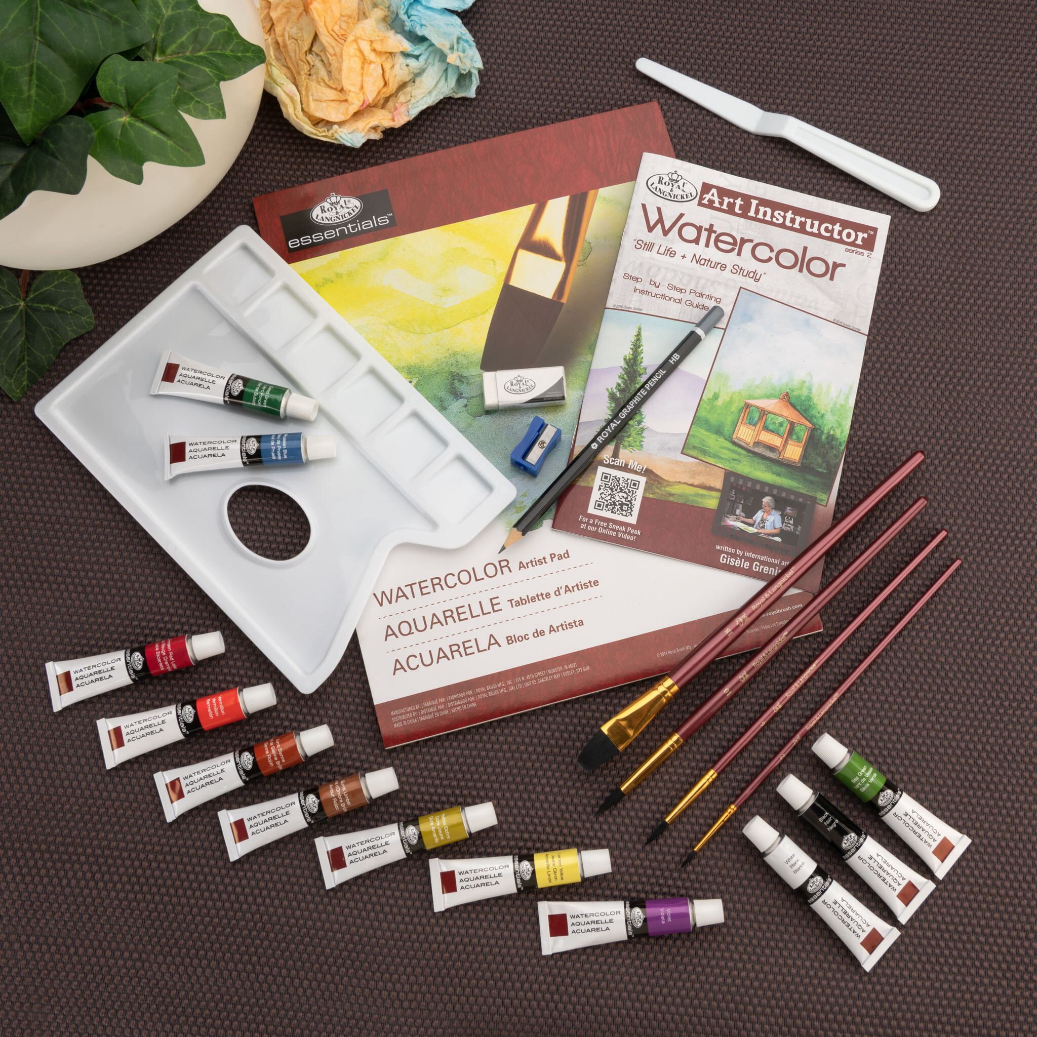 Royal & Langnickel Still Life + Nature Study Watercolor Art Set - 23pc