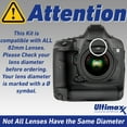 thumbnail image 2 of Ultimaxx Snap-On Front Lens Cap Protector for 82mm Lenses, 2 of 5