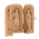thumbnail image 2 of Catholic Sacramental Triple Open Box Ornament Hand Carved Portable Church Statue Christian Gifts, 2 of 4