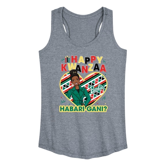 Barbie - Winter Holidays Habari Gani - Women's Racerback Tank Top