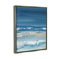 thumbnail image 3 of Stupell Industries Rolling Beach Waves Foamy Shoreline Painting Luster Gray Floating Framed Canvas Print Wall Art, Design by Ethan Harper, 3 of 6