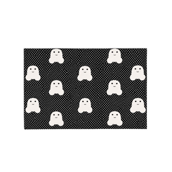 Halloween Cute Ghost Throw Blanket, Soft Warm Comfy Flannel Blankets for Sofa Bed Indoor Home Cozy Relaxation