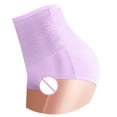 thumbnail image 3 of IDALL Shapewear Tummy Control Womens Panties Boxer Briefs Body Trainer Shaper Control Shapewear Butt Waist Pants High Waisted Underwear for Women Women's Underwear Purple XXL, 3 of 8