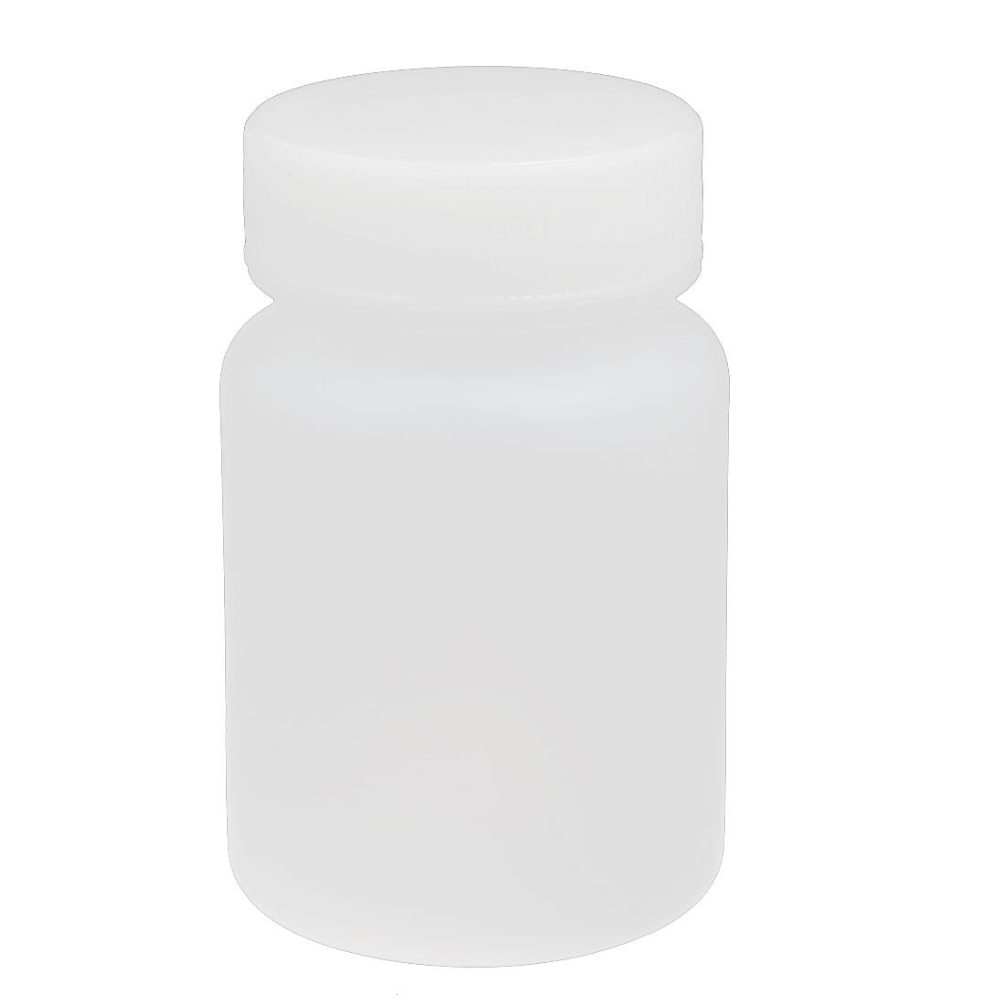 Unique Bargains 60ml HDPE Plastic Wide Mouth Sealed Liquid Storage