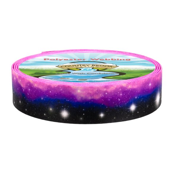 Country Brook Design - Heavenly Space Polyester Webbing (1 Inch)