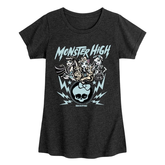 Monster High - Rock Poster - Youth Girls Fitted Short Sleeve T-Shirt