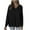 Black, variant on Lightweight Hoodies for Women Trendy Drawstring Buttons Hooded Pullover Sweatshirts Loose Casual Fall Tops (S, Black)