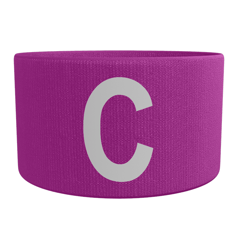 Accessoire Football Captain Brassard De Capitaine De Football - Rétractable, Velcro, Logo C, Adulte/Enfant, Multicolor Brassard élastique Velcro