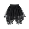 thumbnail image 2 of SILVERCELL Toddler Girls Layer Princess Tulle Asymmetric A-line Skirts Party Tutu Dress Dancewear Birthday Gift for Girls 1-7 Years, 2 of 8
