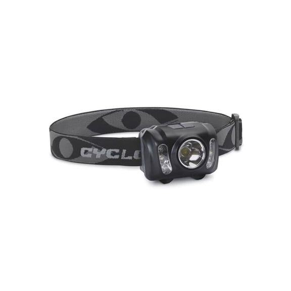CYCLOPS 210 Lumen Headlamp | Tactical Durable Lightweight Compact Adjustable Stretch Headband Bright 3 Color LED Headlight | AAA Batteries Included | Pack of 2