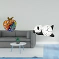 thumbnail image 2 of Estatua de nórdico y reloj de pared de panda, fusión de figuras modernas y artísticas de frutas y animales para una sala de estar y un hogar c, 2 of 8