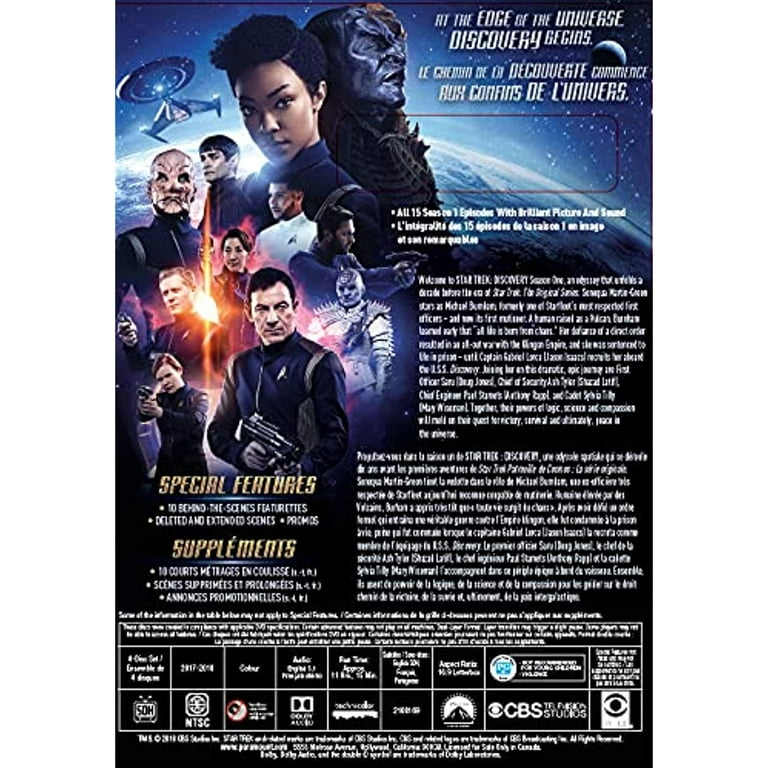 SHOWbiz　DVD Star Trek Discovery: Season One - Walmart.com