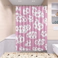 thumbnail image 2 of Ryvnso 4 Pcs Leopard-a1 Pattern Bathroom Shower Curtain Set with 12 Hooks Bath Mat Toilet Lid Cover, 2 of 8