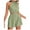 Green, variant on HBFAGFB Womens Jumpsuit Hanging Neck Sleeveless Top Casual and Fashion Wide Leg Shorts Green Size M