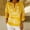Shirts-Yellow, variant on Gamivast Linen Tops for Women Boho Graphic V Neck Holiday Shirts Loose Raglan Long Sleeve Dressy Casual Tee Shirts Travel outfits 2026