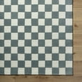 thumbnail image 5 of Hauteloom Timin Wool Living Room, Bedroom Area Rug - Contemporary - Cream, Medium Gray - 2' x 3', 5 of 5