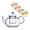 20oz Teapot with Cups, variant on 33.8oz Glteapot With Removable Infuser Stovetop Safe Tea Kettle Blooming & Loose Leaf Pot