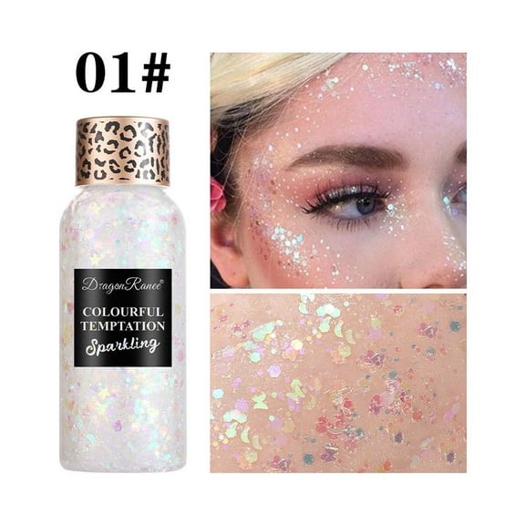 SDOHIG Body Glitter, Face Glitter, Makeup Festival Glitter Gel, 12 Colors Face and Body Glitter Gel, Hair Glitter Gel, Glitter Gel Makeup, Glitter for Face and Hair