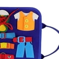 thumbnail image 4 of Tablero Ocupado Hugo Fieltro Plegable Montessori Juguete Preescolar, 4 of 10