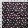 thumbnail image 4 of oneOone Rayon Dark Chocolate Fabric Circus Dress Material Fabric Print Fabric By The Yard 56 Inch Wide, 4 of 5