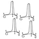 thumbnail image 1 of Plato Soporte para Exhibición, 8 Pulgadas 4uds Hierro Decorativo Plato Soporte Metal Caballete Plegable Pantalla Soporte para Foto Imagen Marco, Negro, 1 of 5