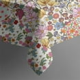 thumbnail image 5 of Pioneer Flower Floral Print Pattern Square Tablecloth,Waterproof Square Table Cover,Wipeable Spillproof Washable Table Cover for Home Kitchen Party Decor 60"x60"(152x152cm), 5 of 6