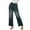 Blue, variant on WREESH Womens Jeans Spring and Summer New Solid Button Zipper Straight Denim Fashion Casual Jeans Pants Black