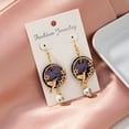 thumbnail image 6 of KDSJSXW 2024 New Easter Women's Earrings Hummingbird Exaggerated Retro Fashion Winged Bird Earrings Earrings Versatile Earrings Fashion Special Earrings Earrings (Navy Blue,One Size), 6 of 6