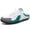 WhiteGreen, variant on Slip On Mule Sneakers for Men - Breathable Mesh Casual Sneakers with Cushioned Sole - Lightweight Walking Sneakers for Daily Wear