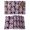 Purple, variant on Orange Floral Placemats Set of 4, Abstract Watercolor Flower Leaf Plant Placemats for Dining Table, Place Mats for Kitchen Tabletop, Waterproof Wipeable Dining Table Mats Set