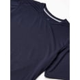 thumbnail image 2 of Hanes Cool DRI TAGLESS Men`s T-Shirt, L, Navy Heather, 2 of 3