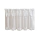 thumbnail image 2 of Cortina decorativa corta con volantes | Media cortina | Cortina bloqueadora para ventana de gabinete | Tela suave y fácil de cuidar | Aislamiento solar | 45x100cm | 1 pieza | Decoración para hogar, 2 of 6