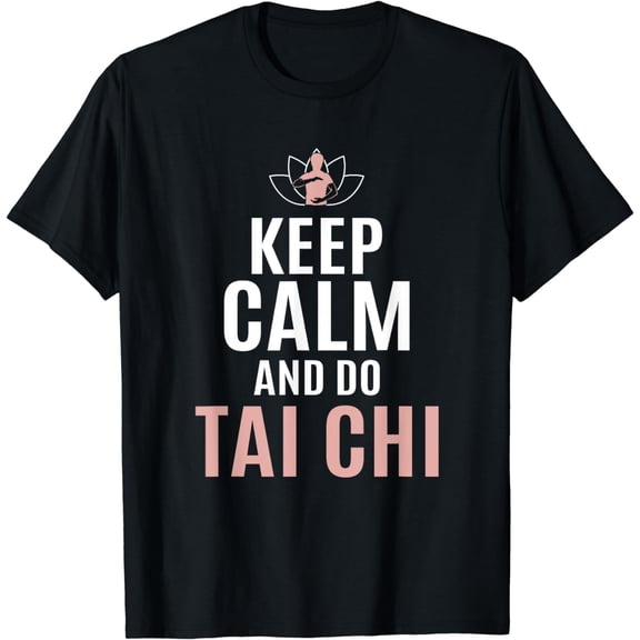 Keep Calm And Do Tai Chi graphi Tai Chi Tee For Women design T-Shirt