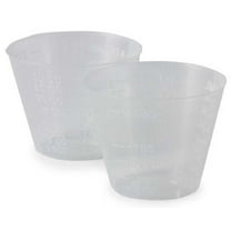 McKesson Medicine Cup 1 oz., Translucent, Plastic, Disposable, Box of 100