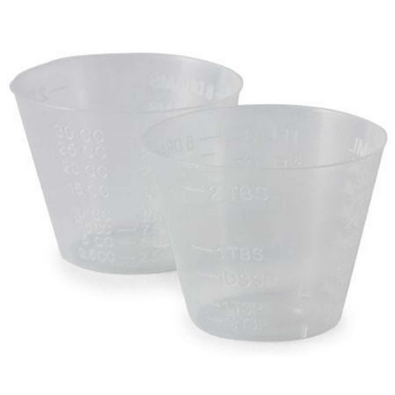 McKesson Medicine Cup 1 oz., Translucent, Plastic, Disposable, Box of 100